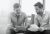 Two businesspeople working